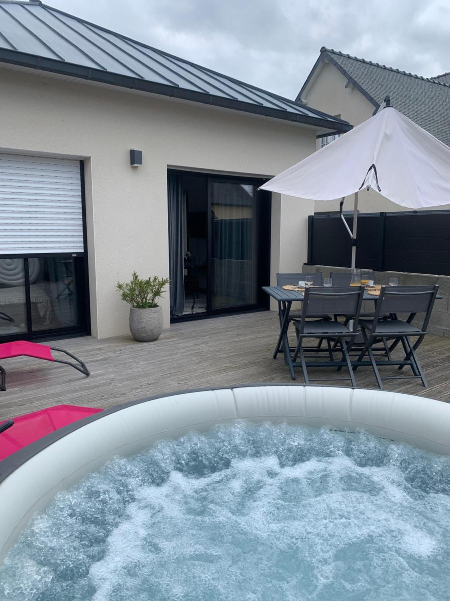 Le Refuge De La Baie Villa Beaussais Sur Mer Luaran gambar